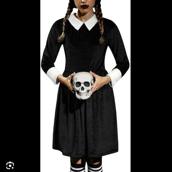 Katakomb Addams Dress | size L Wednesday Addams Dress - Picture 3 of 4
